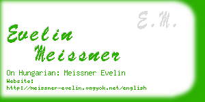 evelin meissner business card